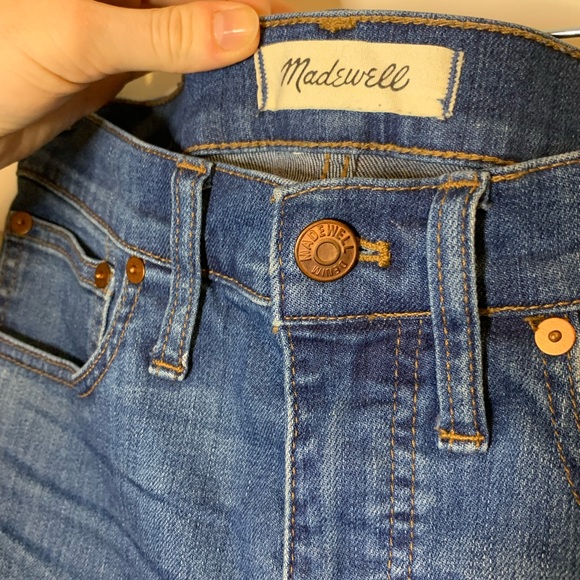 Madewell kick crop high rise jeans - Picture 1 of 7